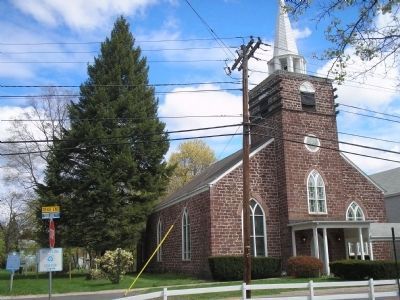 Pascack Reformed Church & Marker image. Click for full size.