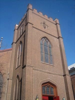 Church tower.. Click for full size. Church tower. image. Click for full size.