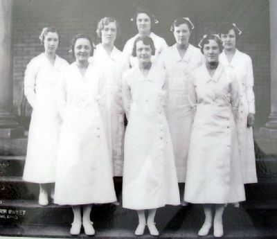 Nurse Photo on Hospital Care Marker. Click for full size. Nurse Photo on Hospital Care Marker image. Click for full size.