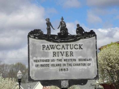 Pawcatuck River Marker. Click for full size. Pawcatuck River Marker image. Click for full size.