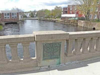 First Bridge over Pawcatuck River. Click for full size. First Bridge over Pawcatuck River image. Click for full size.