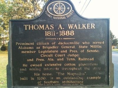 Thomas A. Walker Marker image. Click for full size.