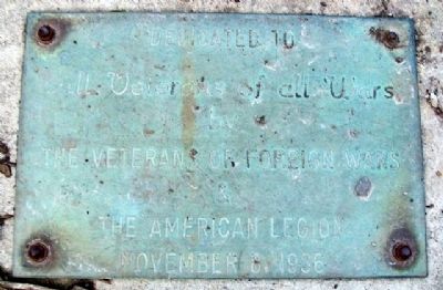 Columbus Grove Veterans Memorial Flagpole Marker. Click for full size. Columbus Grove Veterans Memorial Flagpole Marker image. Click for full size.