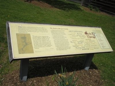 The Dutch of Bergen County Marker image. Click for full size.