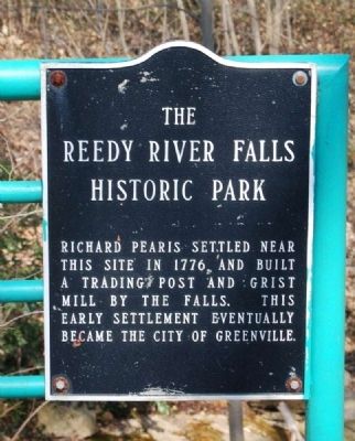 Reedy River Falls Historic Park Marker image. Click for full size.