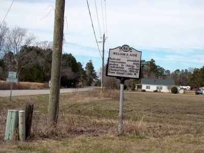 William S. Ashe Marker. Click for full size. William S. Ashe Marker image. Click for full size.