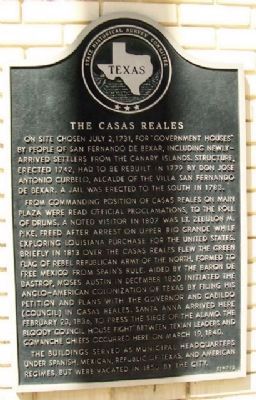 The Casas Reales Marker image. Click for full size.