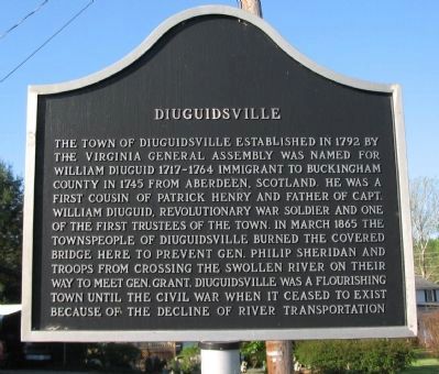 Diuguidsville Marker image. Click for full size.