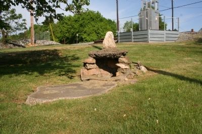 Old Community Well Sits Across the Road from the Marker image. Click for full size.