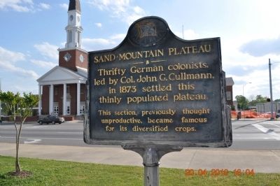 Sand Mountain Plateau Marker. Click for full size. Sand Mountain Plateau Marker image. Click for full size.