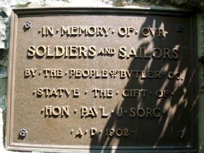 Butler County Civil War Memorial Marker image. Click for full size.