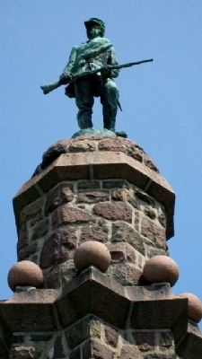 Butler County Civil War Memorial Statue image. Click for full size.