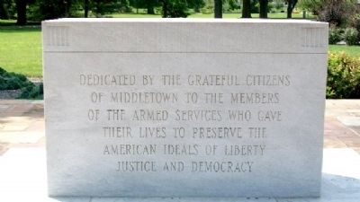 Middletown World War II Memorial image. Click for full size.