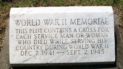 Middletown World War II Memorial Marker. Click for full size. Middletown World War II Memorial Marker image. Click for full size.