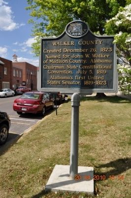 Walker County Marker. Click for full size. Walker County Marker image. Click for full size.