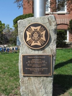 Winchester VFW Monument. Click for full size. Winchester VFW Monument image. Click for full size.