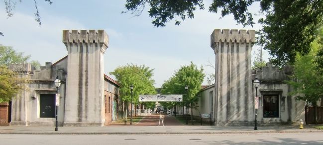 Entrance to the Camden Tower Courtyard image. Click for full size.