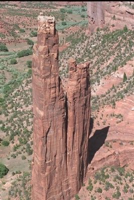 Spider Rock, found in nearby Canyon de Chelly image. Click for full size.