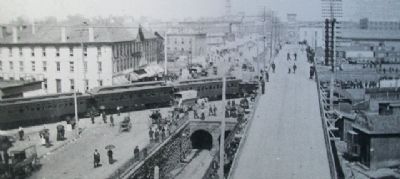 The Railroads Marker image. Click for full size.