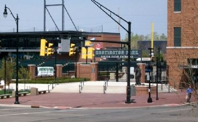 Huntington Park Center Field Entrance image. Click for full size.
