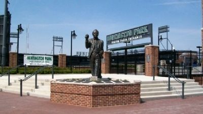 Columbus' Baseball History Markers. Click for full size. Columbus' Baseball History Markers image. Click for full size.