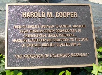 Harold M. Cooper Marker image. Click for full size.