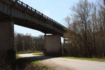 John M. Bates Bridge, west side image. Click for full size.
