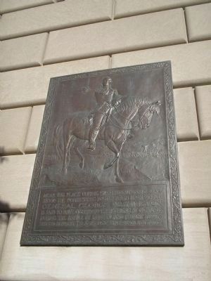 Ponkiesberg Fortification Marker. Click for full size. Ponkiesberg Fortification Marker image. Click for full size.