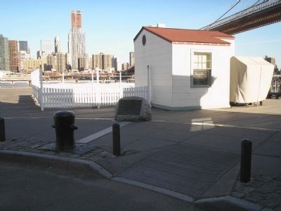Marker on the Brooklyn Waterfront image. Click for full size.