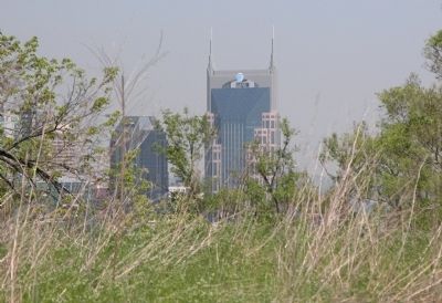 Part of the Nashville Skyline from the Interior of Fort Negley image. Click for full size.