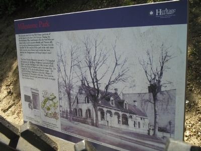 Milestone Park Marker. Click for full size. Milestone Park Marker image. Click for full size.