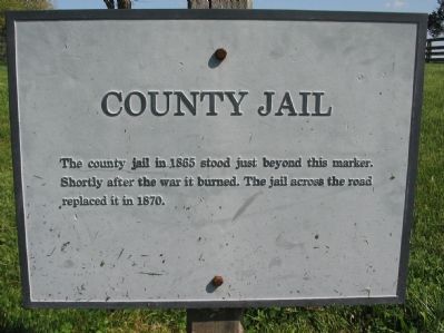 County Jail Marker. Click for full size. County Jail Marker image. Click for full size.