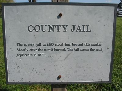 County Jail Marker image. Click for full size.