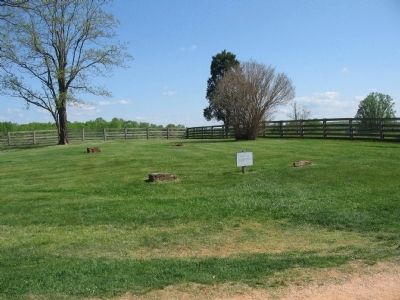 County Jail Marker and Foundation of Old Jail. Click for full size. County Jail Marker and Foundation of Old Jail image. Click for full size.