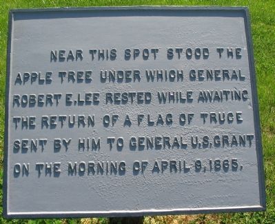 Lee's Apple Tree Marker image. Click for full size.