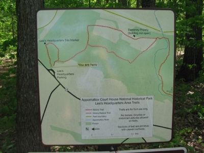 Appomattox Trail Map. Click for full size. Appomattox Trail Map image. Click for full size.