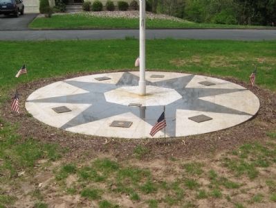 Wallingford Veterans Memorial Flagpole. Click for full size. Wallingford Veterans Memorial Flagpole image. Click for full size.