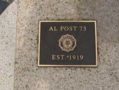 Plaque on the Memorial. Click for full size. Plaque on the Memorial image. Click for full size.
