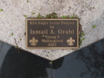 Plaque on the Memorial. Click for full size. Plaque on the Memorial image. Click for full size.