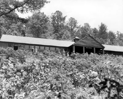 Pinnacle Lake Bathhouse image. Click for full size.