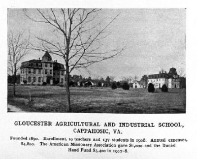 Gloucester Agricultural and Industrial School image. Click for full size.