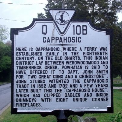 Cappahosic Marker. Click for full size. Cappahosic Marker image. Click for full size.