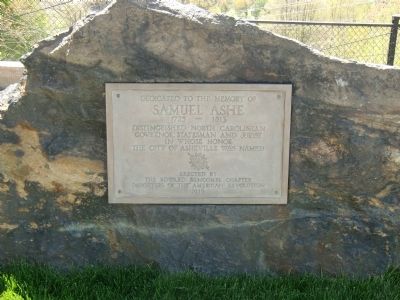 Ashe Monument. Click for full size. Ashe Monument image. Click for full size.