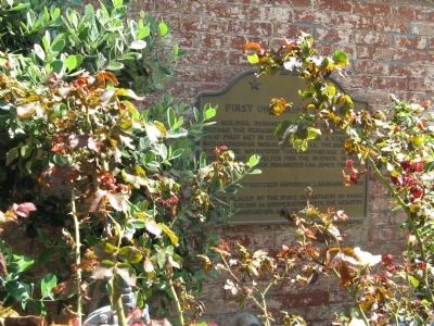 First Unitarian Church Marker. Click for full size. First Unitarian Church Marker image. Click for full size.