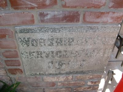 Cornerstone. Click for full size. Cornerstone image. Click for full size.