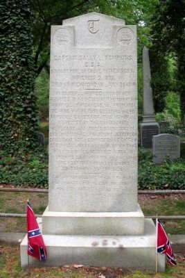 Captain Sally L. Tompkins, C.S.A. Monument image. Click for full size.