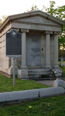 Clara Driscoll Mausoleum and Marker. Click for full size. Clara Driscoll Mausoleum and Marker image. Click for full size.