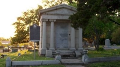 Clara Driscoll Mausoleum and Marker. Click for full size. Clara Driscoll Mausoleum and Marker image. Click for full size.