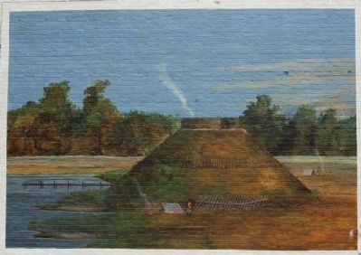 Fort Watson , Santee Indian Mound Mural concept image. Click for full size.