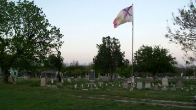 Confederate Cemetery and Marker image. Click for full size.